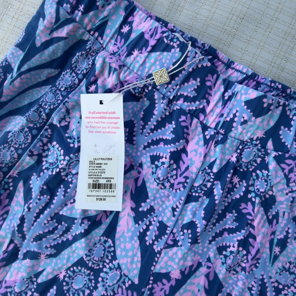 NEW Lilly Pulitzer Allena Knit Palazzo Pant XXS - Picture 2 of 8